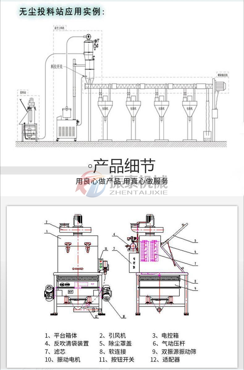 氫氧化鋁無塵投料站結(jié)構(gòu)細節(jié)